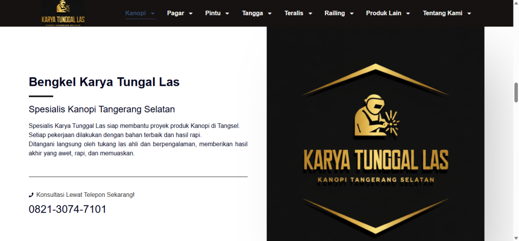 Karya Tunggal Las Tawarkan Beragam Solusi Fabrikasi Besi untuk Rumah, Ruko, hingga Kawasan Industri